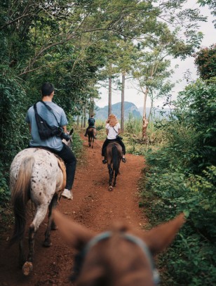 Passeggiata a cavallo a Viñales