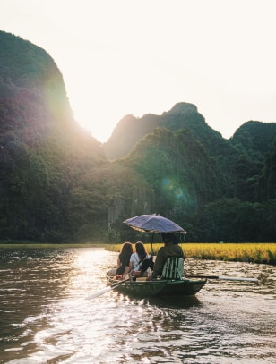 Navigazione in sampan