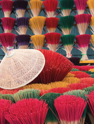 Incenso nel villaggio di Thuy Xuan