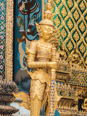 Dettaglio del Tempio Wat Phra Kaeo