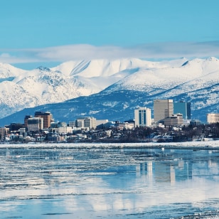 Skyline di Anchorage