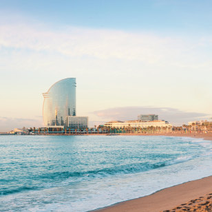 Playa del Vela, La Barceloneta, Barcellona