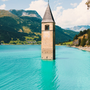 Lago di Rèsia, Bolzano