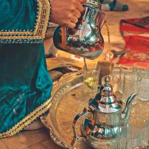 T&egrave; a Marrakech