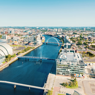 Panoramica di Glasgow
