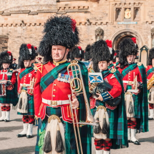 Cambio della guardia al Castello di Edimburgo