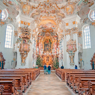 Interno della chiesa di Wieskirche