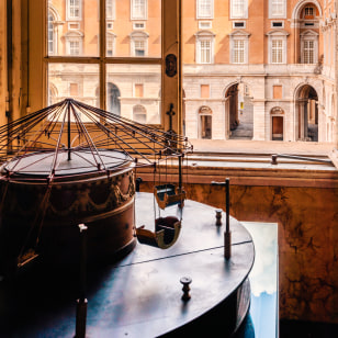 Vista dall'interno della Reggia di Caserta
