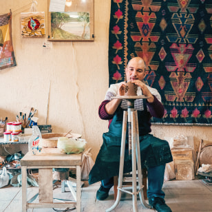 Artigiano di ceramiche