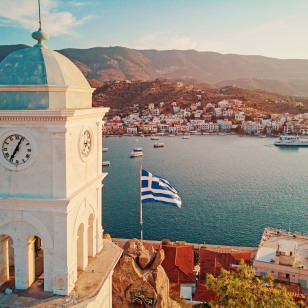 Clock Tower a Poros