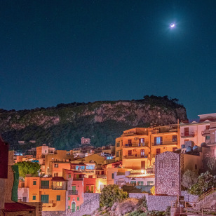 Santa Flavia by night