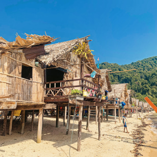 Vllaggio del popolo Moken, Isola di Surin, Khao Lak