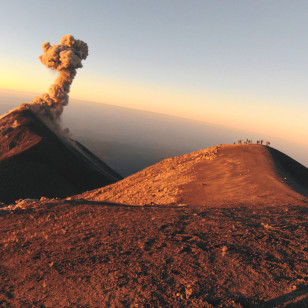 Vista sul Vulcano de Fuego