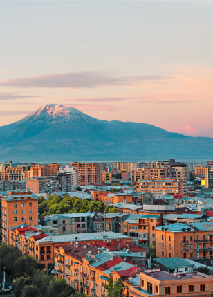 Vista panoramica di Yerevan