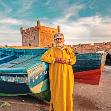 Pescatore al Sqala du Port, Essaouria