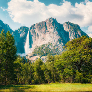 Yosemite National Park, montagne della Sierra Nevada