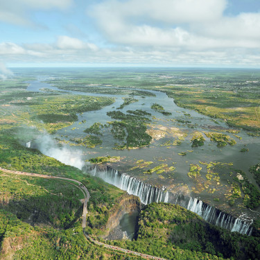 Cascate Vittoria, fiume Zambesi
