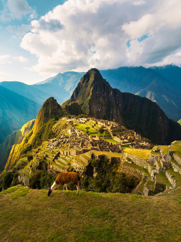 Parco archeologico di Machu Picchu, Cordigliera delle Ande