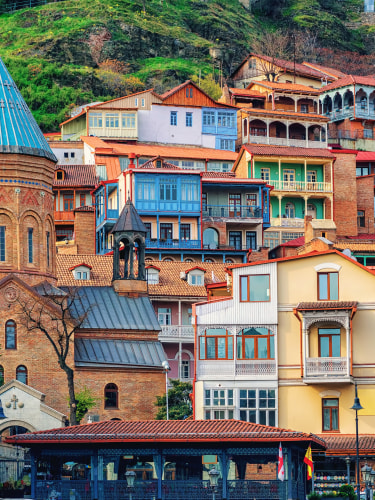 Palazzi della città vecchia di Tbilisi