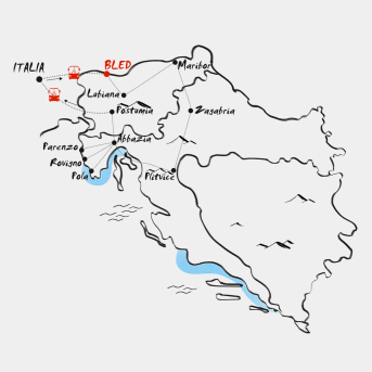 Mappa Slovenia Croazia