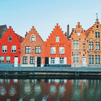Casette tipiche di Bruges