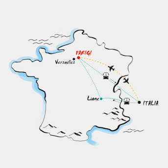 Mappa Parigi Ville Lumiere