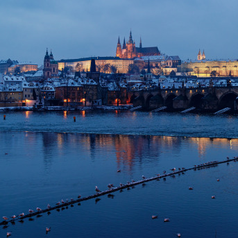 Passeggiata per Praga by night