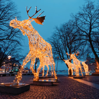Renne di luci a Stoccolma