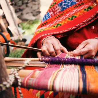 Lavorazione della lana a Cuzco