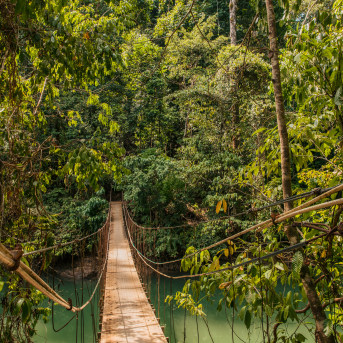 Passerella sospesa nel Parco Arenal