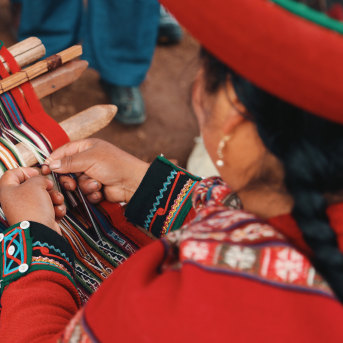 Lavorazione della lana, Chinchero