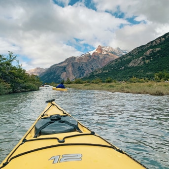 Kayak nel Fiume Lapataia