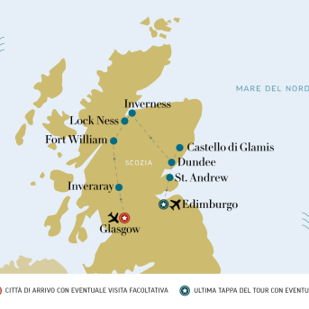 Scozia - mappa desk