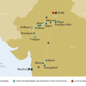 Rajasthan, Bombay e il mito di Ajanta ed Ellora