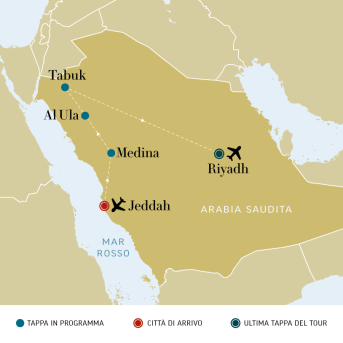 Arabia - mappa desk