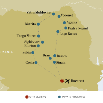 Romania - mappa desk