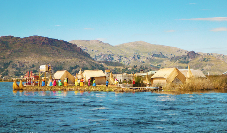 Isola galleggiante di Uros, Lago Titicaca