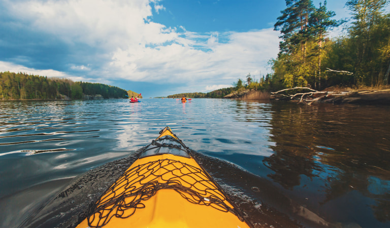 Escursione in canoa nel Lago Pielinen