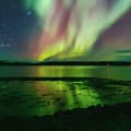 Aurora Boreale sulla baia di Botnia