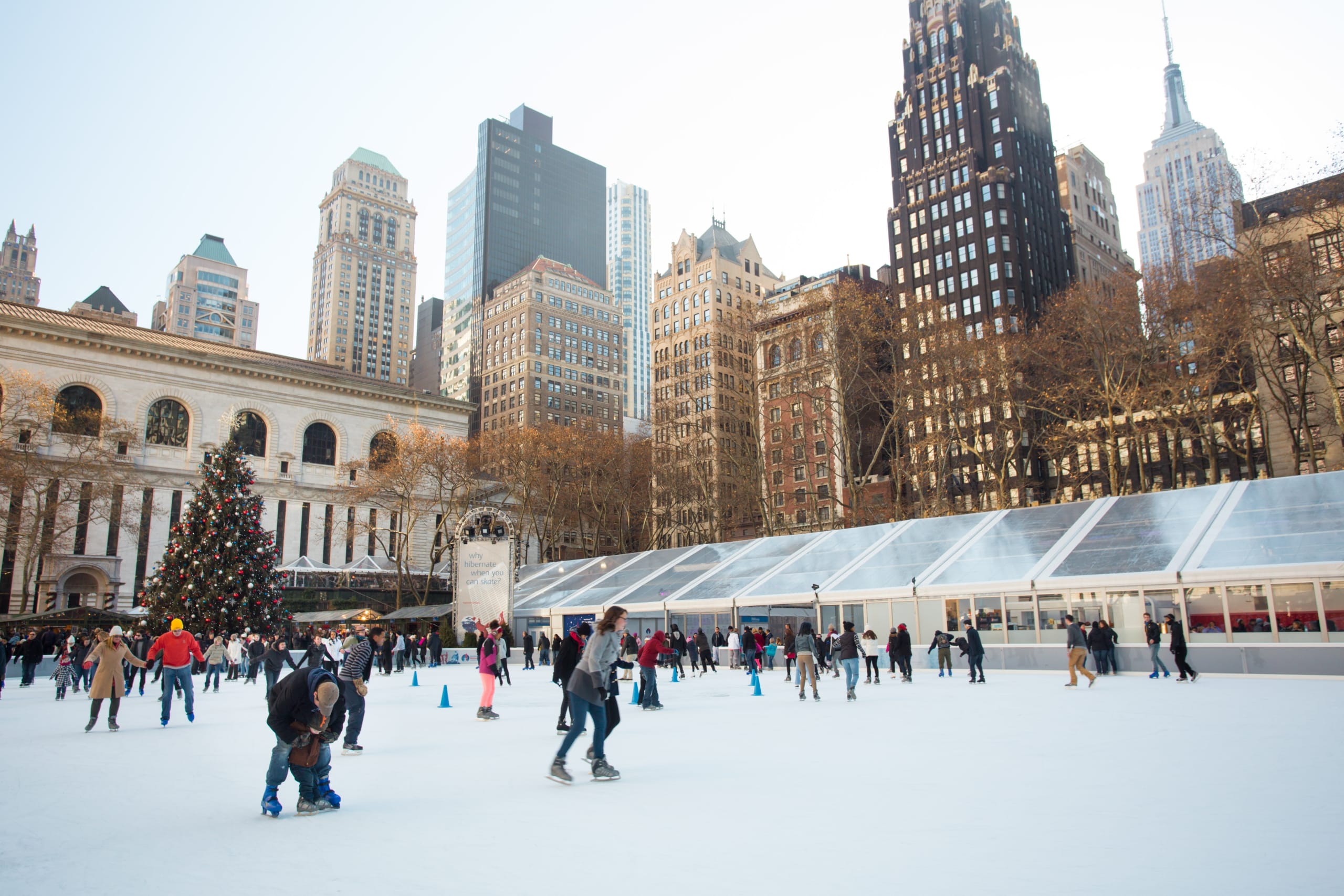 Pista da pattinaggio a New York