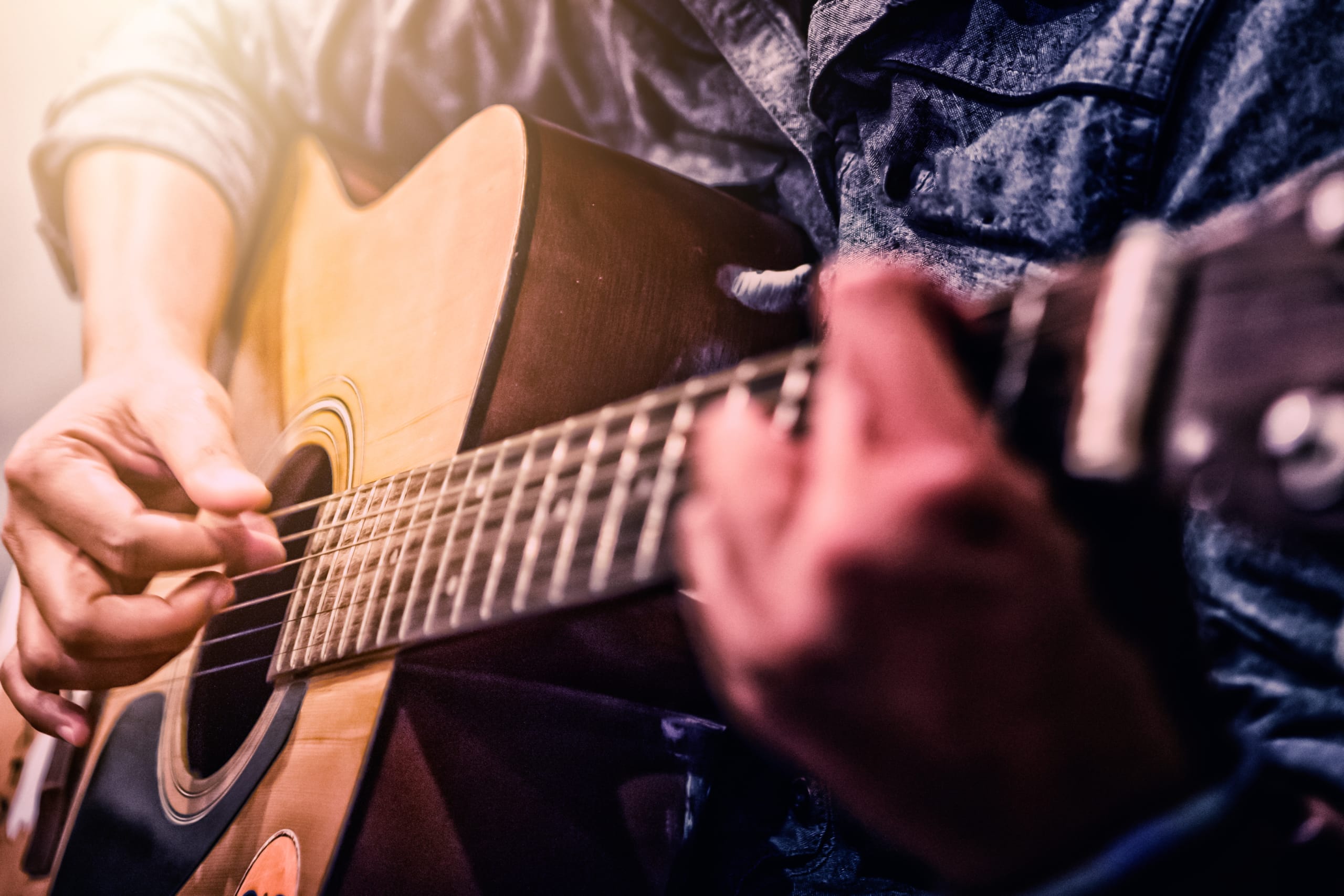 musicista, chitarra