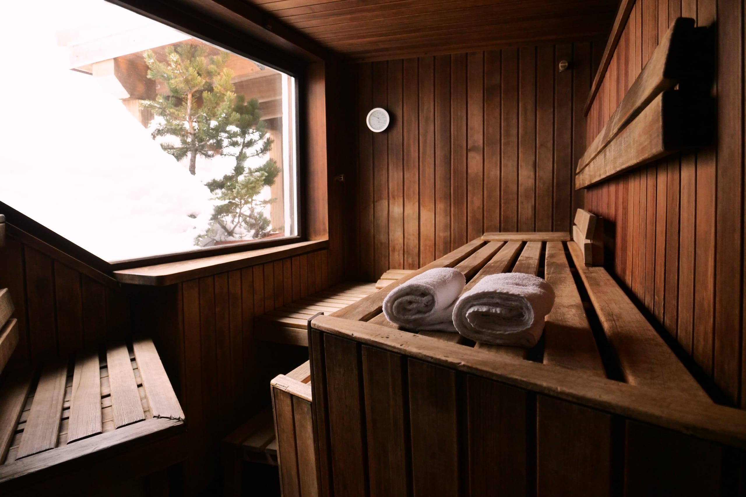 sauna finlandese in legno