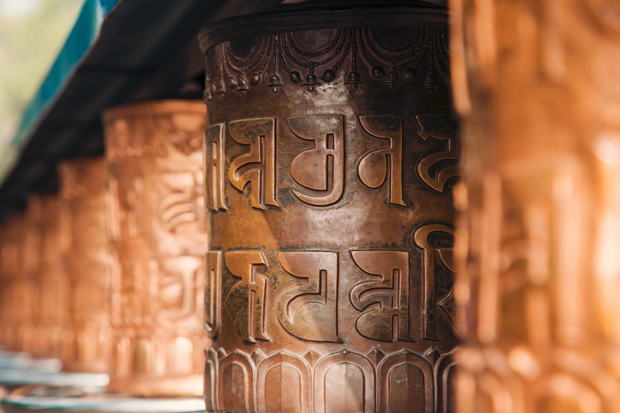 Dettaglio del monumento Dhamekh Stupa, Sarnath