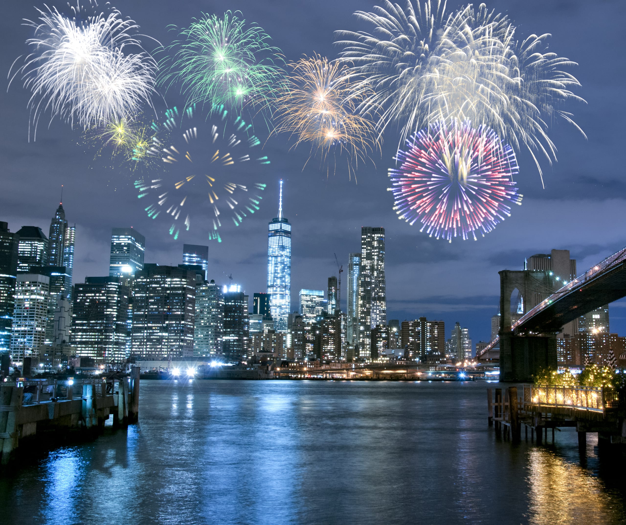 Fuochi di Artificio a New York Brooklyn