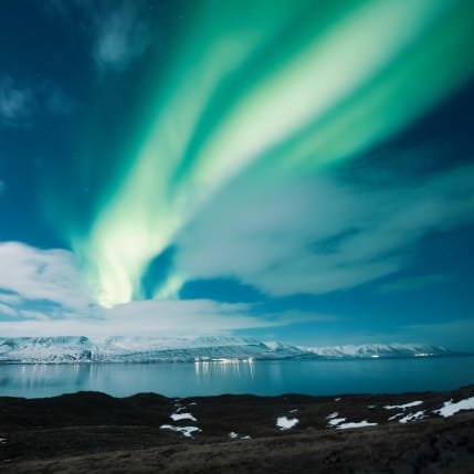 Aurora Boreale Akureyri Islanda