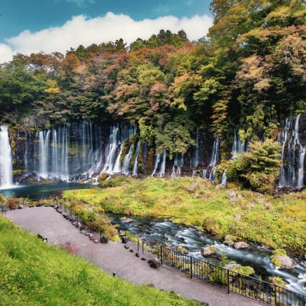 Cascate di Shiraito, Parco nazionale Fuji-Hakone-Izu, Shizuoka