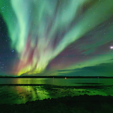 Aurora Boreale sulla baia di Botnia