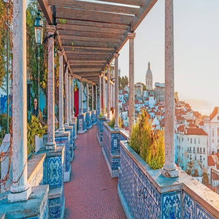 Miradouro de Santa Luzia, Alfama, Lisbona
