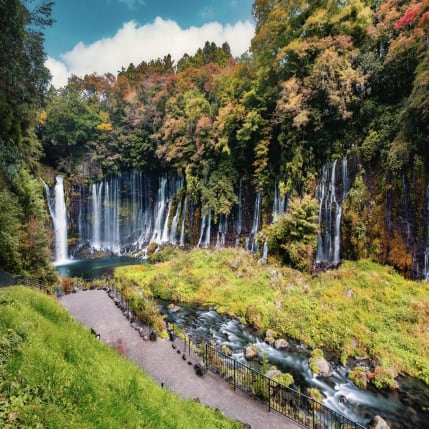 Cascate di Shiraito, Parco nazionale Fuji-Hakone-Izu, Shizuoka