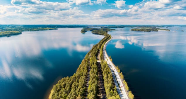 Lago Punkaharju, Finlandia